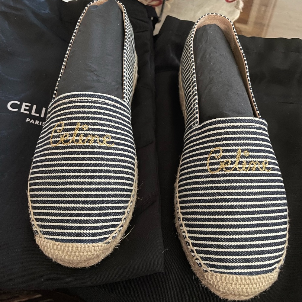 Brand new. Authentic. Celine espadrilles. Size 37 (Womens 7).
